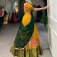 Mustard Cotton Silk Lehenga